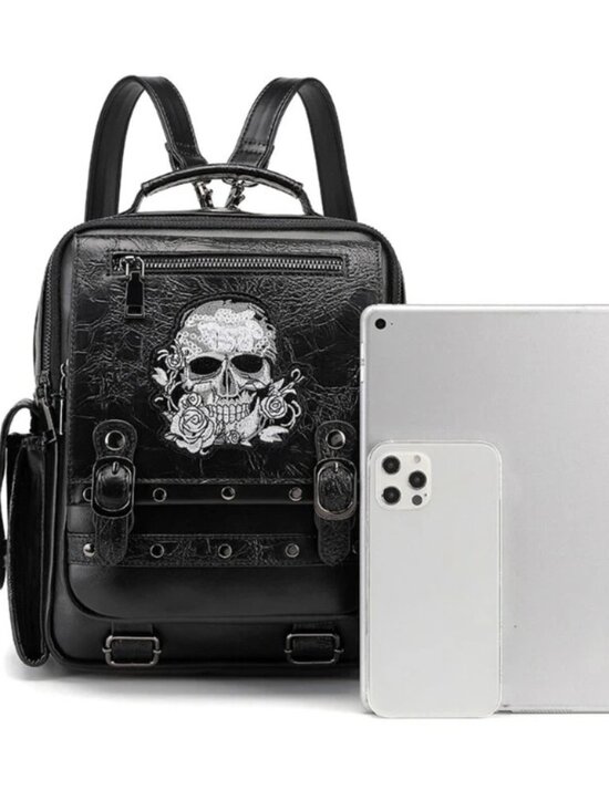 Women Skull Head Backpack main image 7